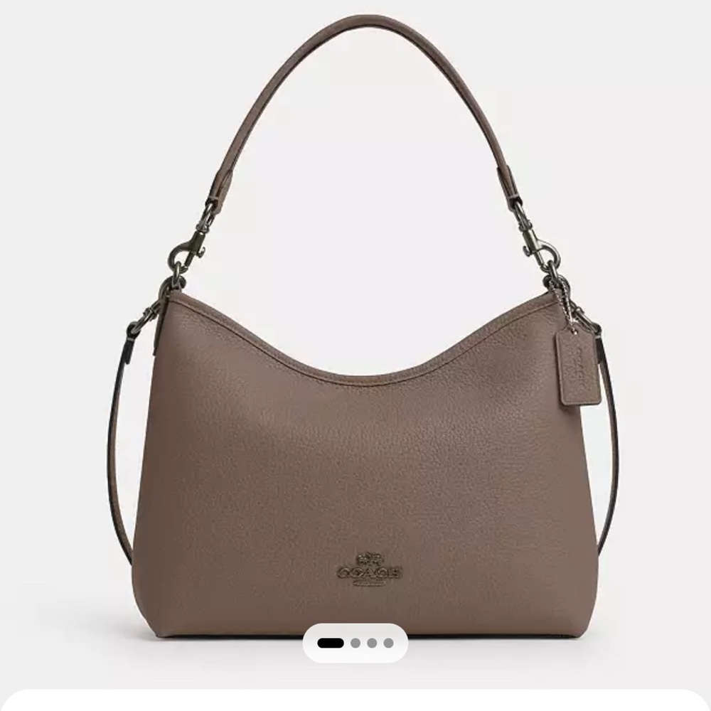 Coach Laurel Shoulder Bag in Dark Stone